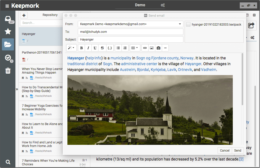Release of Keepmark 1.12.0