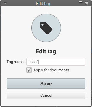 Edit tags