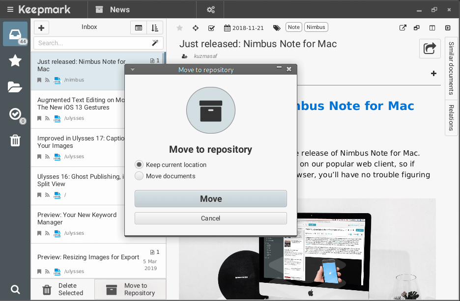 Keepmark 1.15.0