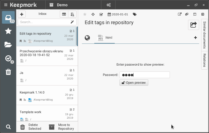 AES Encryption Support