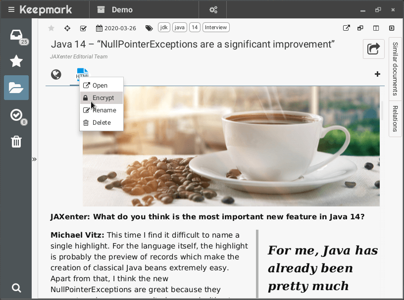 Keepmark 1.17.0