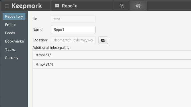Settings module