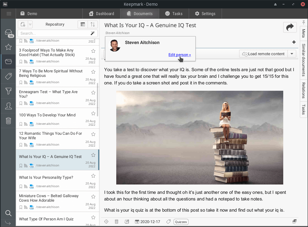 Keepmark 1.38.0