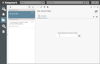 You can see here how to use encryption